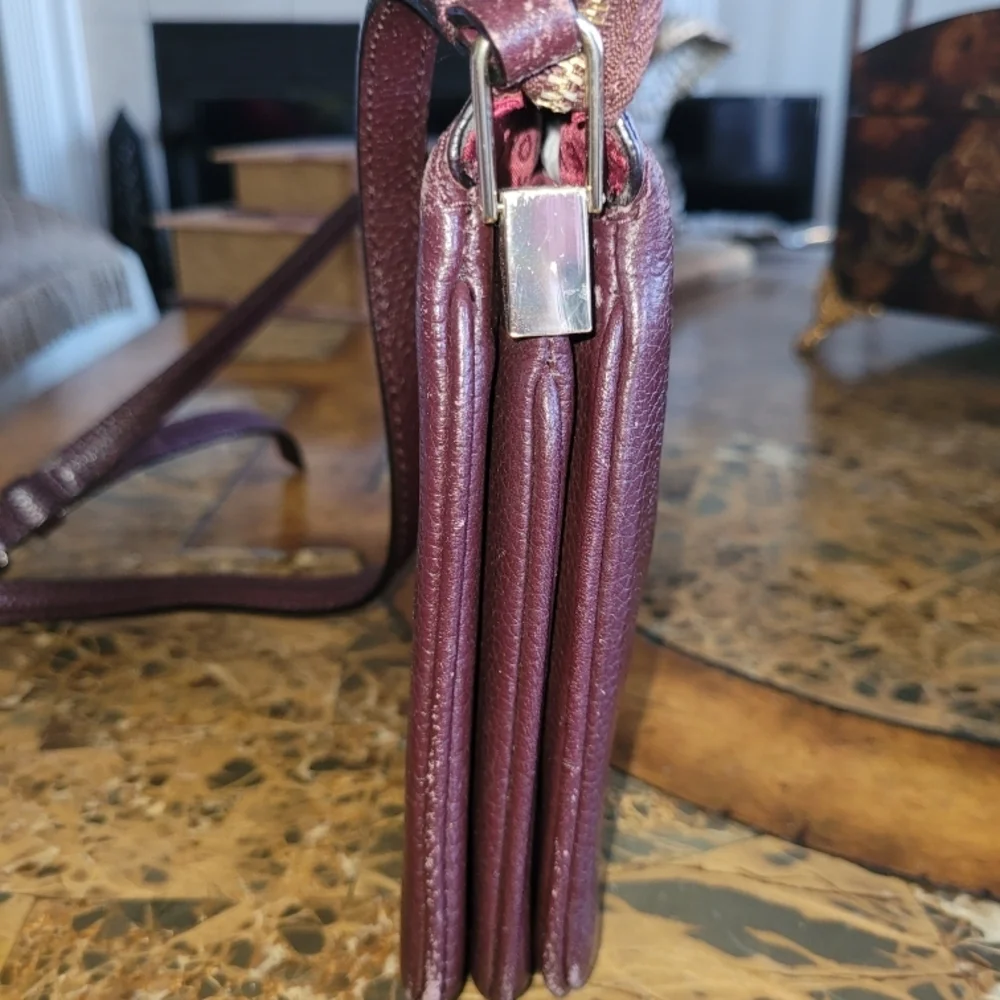 Kate Spade Purple Leather Crossbody Bag